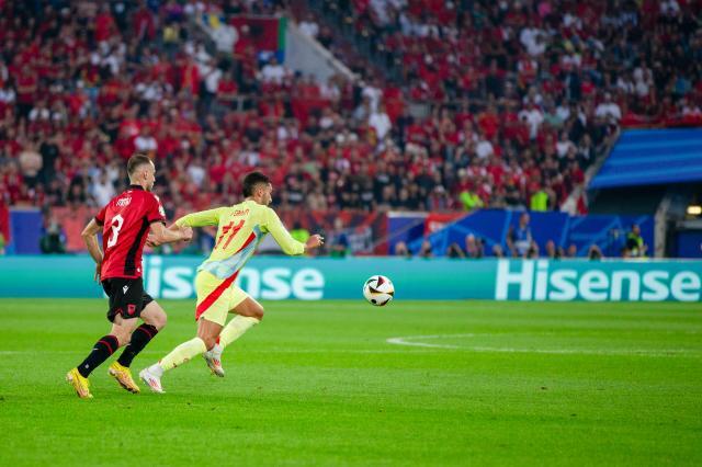 【欧洲杯】西班牙1-0阿尔巴尼亚，3战全胜出线